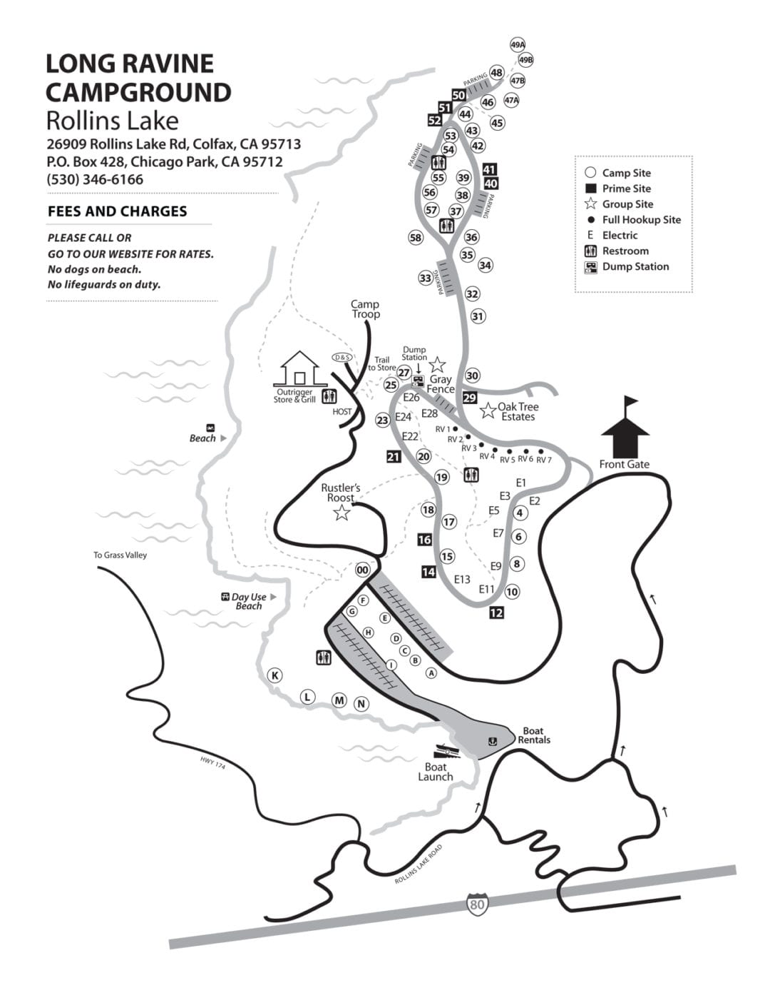 Long Ravine Park Map 